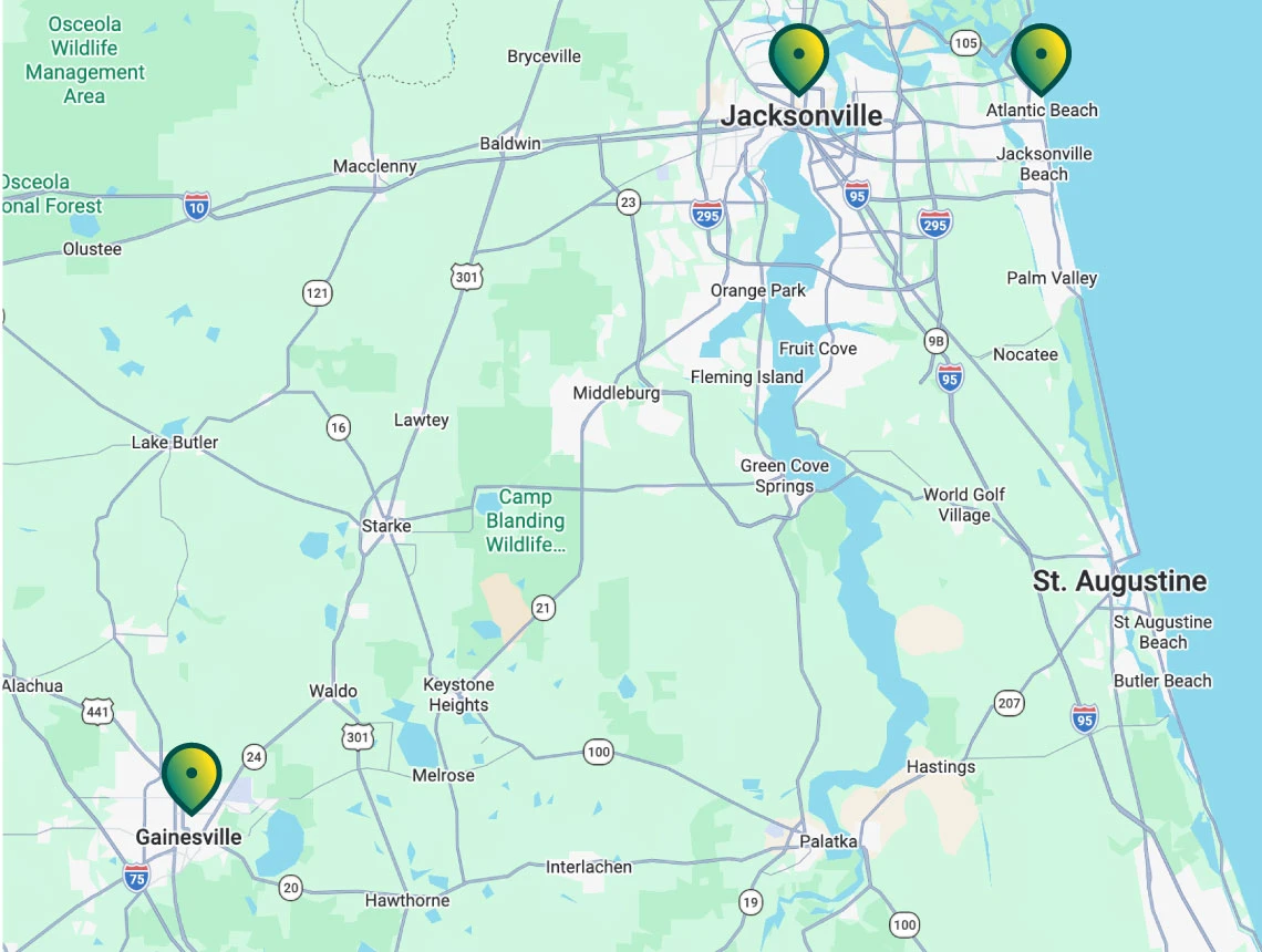 Envirovac service area map