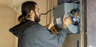 Restored commercial HVAC system components