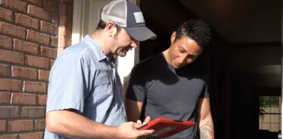 Technician With Customer 01